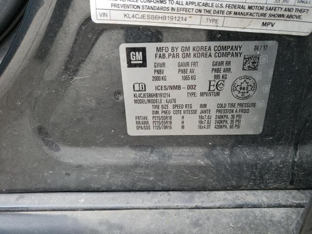 2017 BUICK ENCORE PRE - KL4CJESB6HB191214