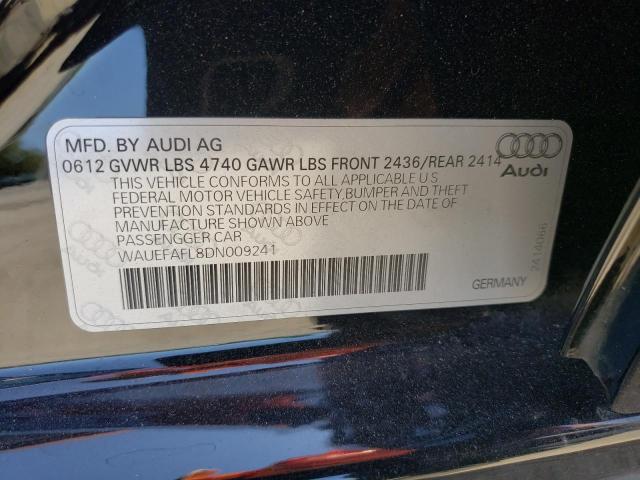 2013 Audi A4 Premium Plus VIN: WAUEFAFL8DN009241 Lot: 46193414