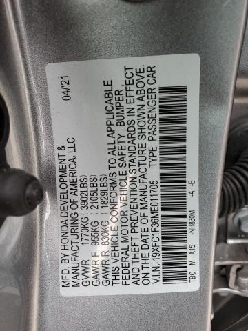 19XFC1F36ME011705 Honda Civic EX 12