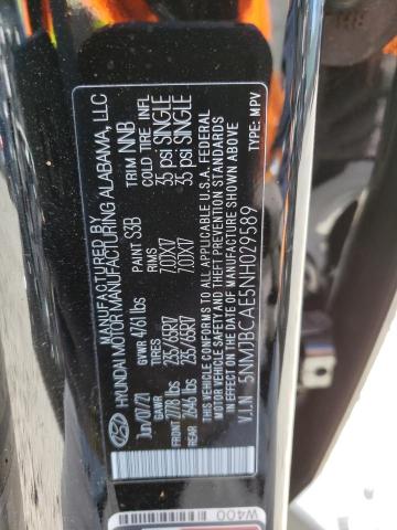 2022 Hyundai Tucson Sel VIN: 5NMJBCAE5NH029589 Lot: 51984304