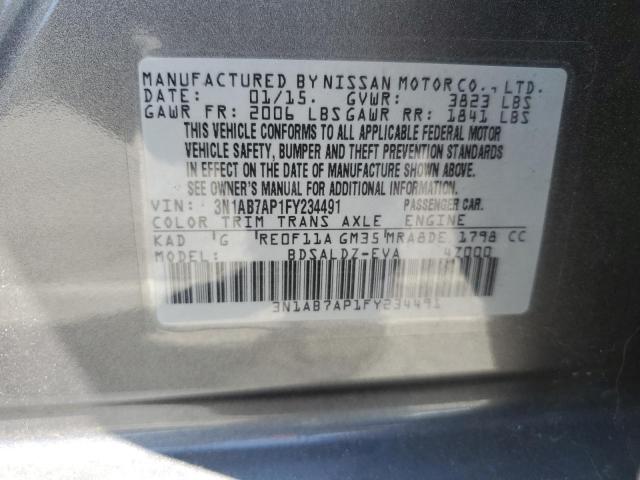 2015 Nissan Sentra S VIN: 3N1AB7AP1FY234491 Lot: 52752004