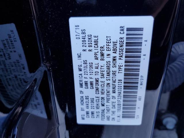 2017 Acura Tlx VIN: 19UUB1F32HA000138 Lot: 51196044