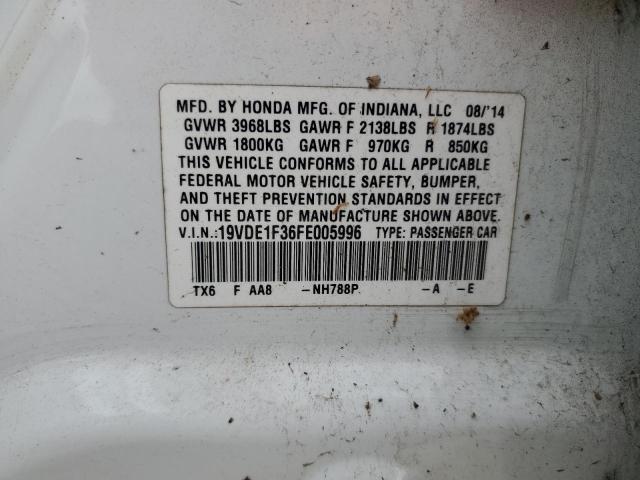 2015 ACURA ILX 20 - 19VDE1F36FE005996