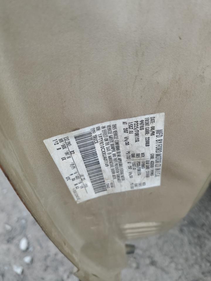 1FTYR10CXXUA01149 1999 Ford Ranger