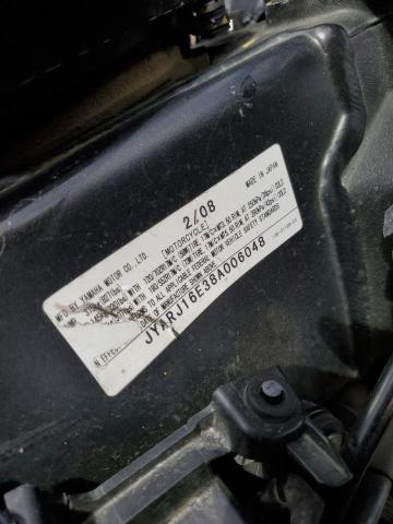 2008 YAMAHA YZFR6 JYARJ16E38A006048