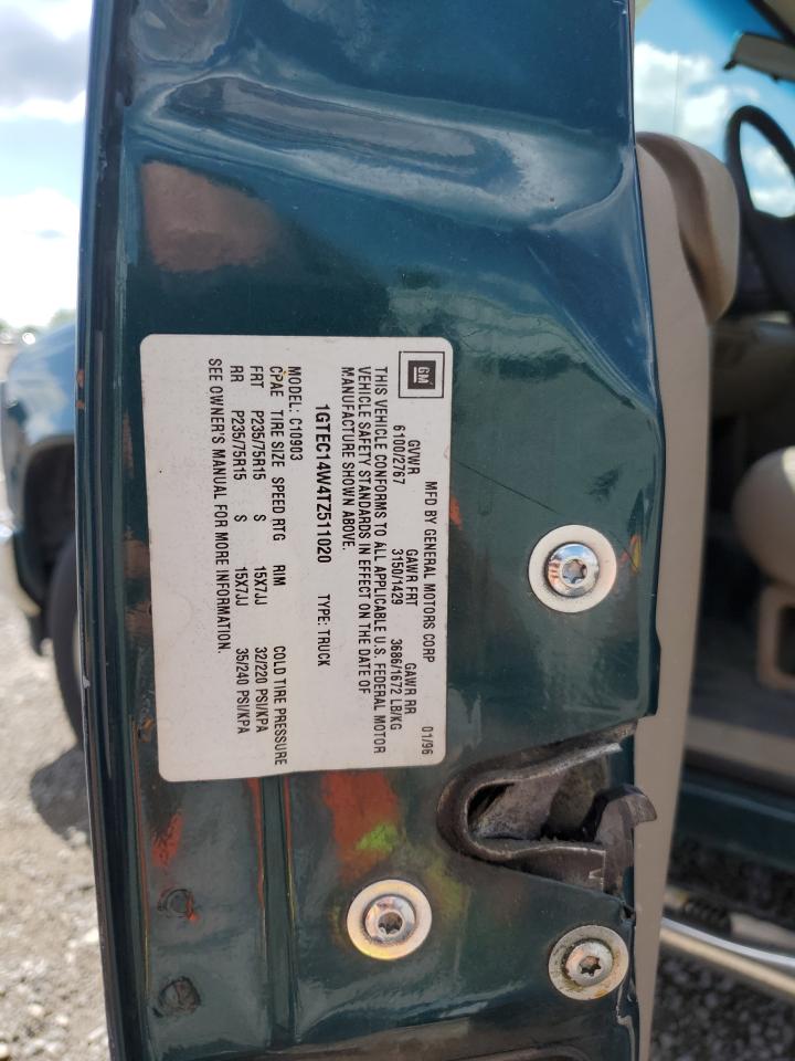 1GTEC14W4TZ511020 1996 GMC Sierra C1500