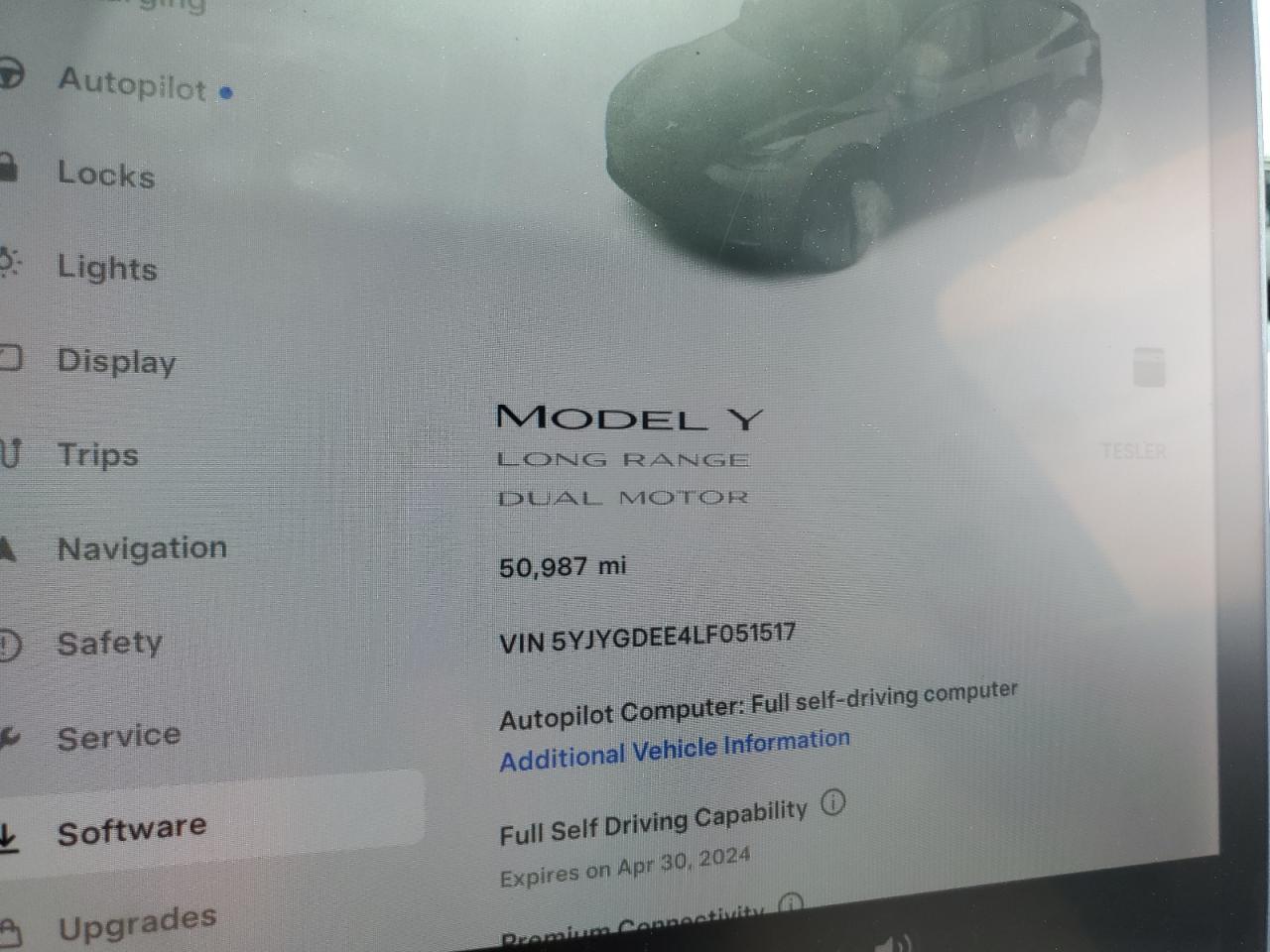 5YJYGDEE4LF051517 2020 Tesla Model Y