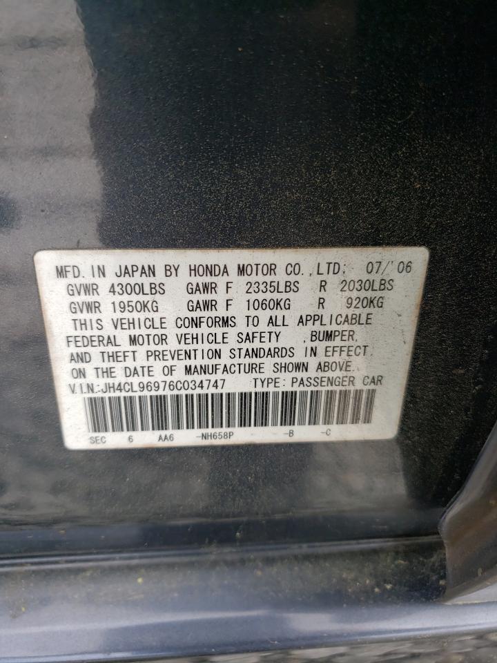 JH4CL96976C034747 2006 Acura Tsx