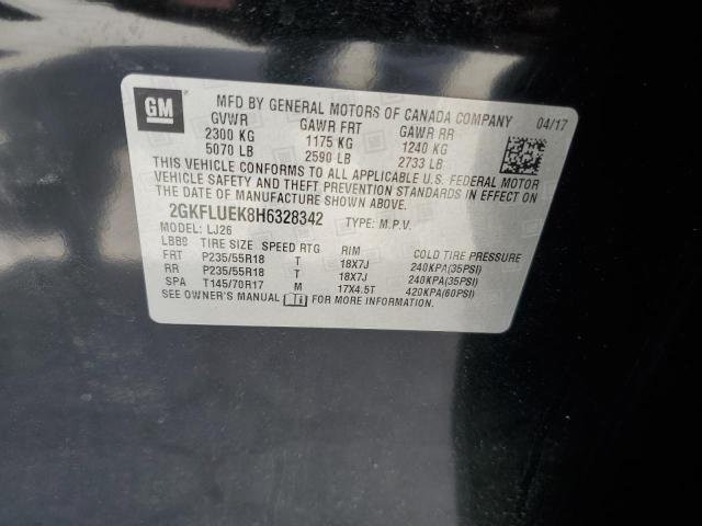 2017 GMC TERRAIN SL - 2GKFLUEK8H6328342