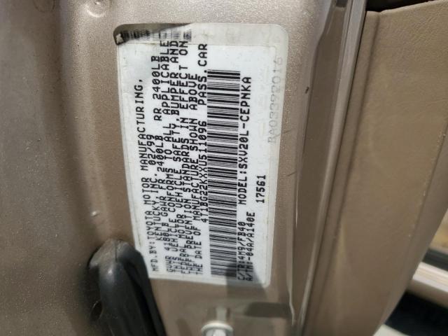 1999 Toyota Camry Ce VIN: 4T1BG22KXXU511096 Lot: 50609644