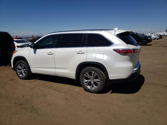 VIN 5TDJKRFH9ES071380 2014 Toyota Highlander, Xle no.2