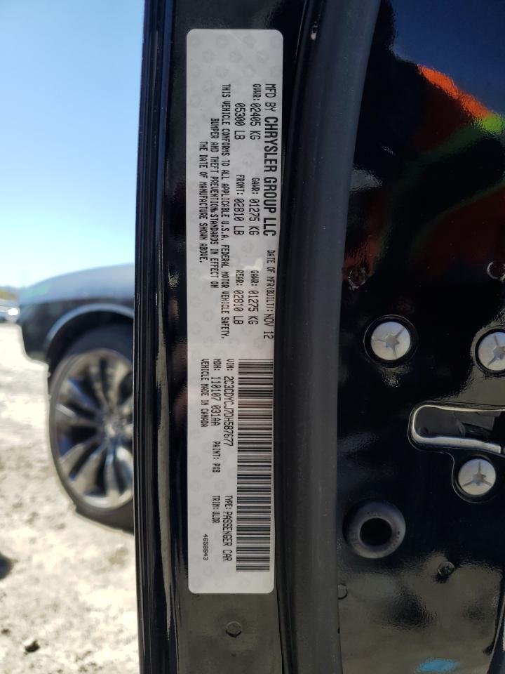 2C3CDYCJ7DH587677 2013 Dodge Challenger Srt-8