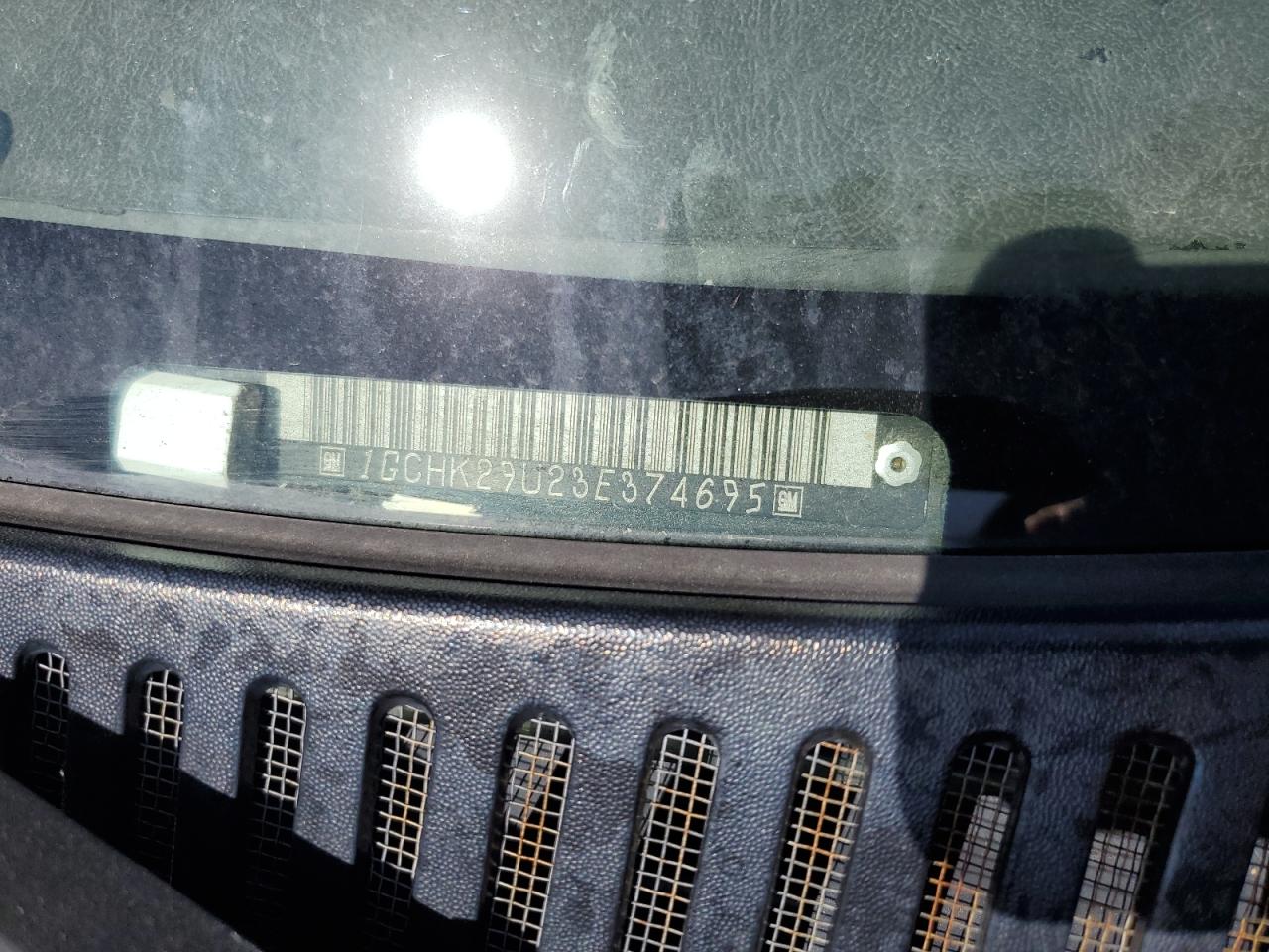 1GCHK29U23E374695 2003 Chevrolet Silverado K2500 Heavy Duty