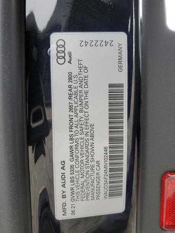 2021 Audi A6 Premium VIN: WAUD3AF24MN102446 Lot: 51290374