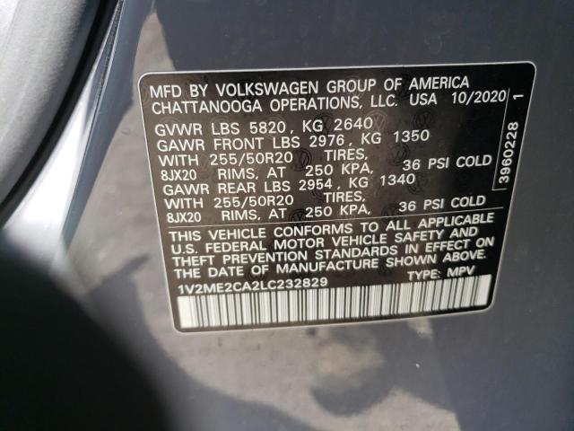 1V2ME2CA2LC232829 Volkswagen Atlas CROS 13