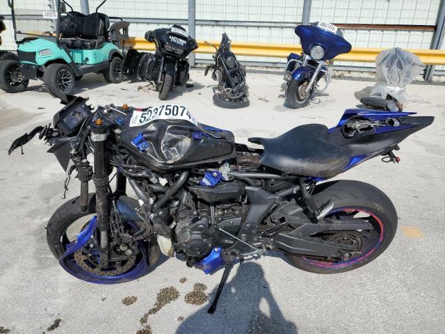 YAMAHA YZFR7 2022 blue  gas JYARM38E3NA001511 photo #4