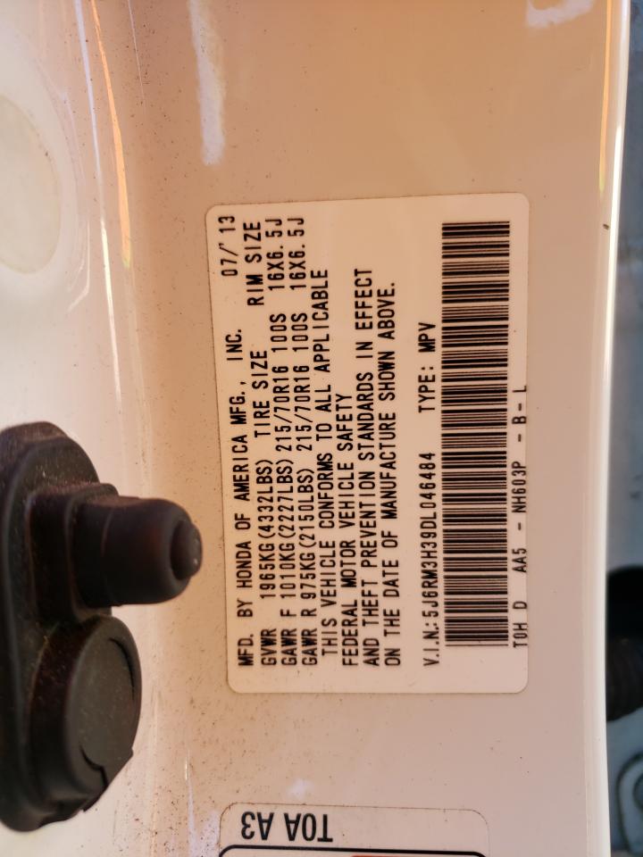 5J6RM3H39DL046484 2013 Honda Cr-V Lx