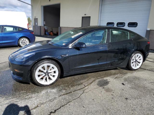 Lot #2471007866 2022 TESLA MODEL 3 salvage car