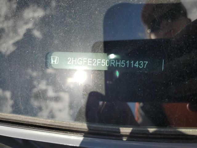 2024 HONDA CIVIC SPOR - 2HGFE2F50RH511437