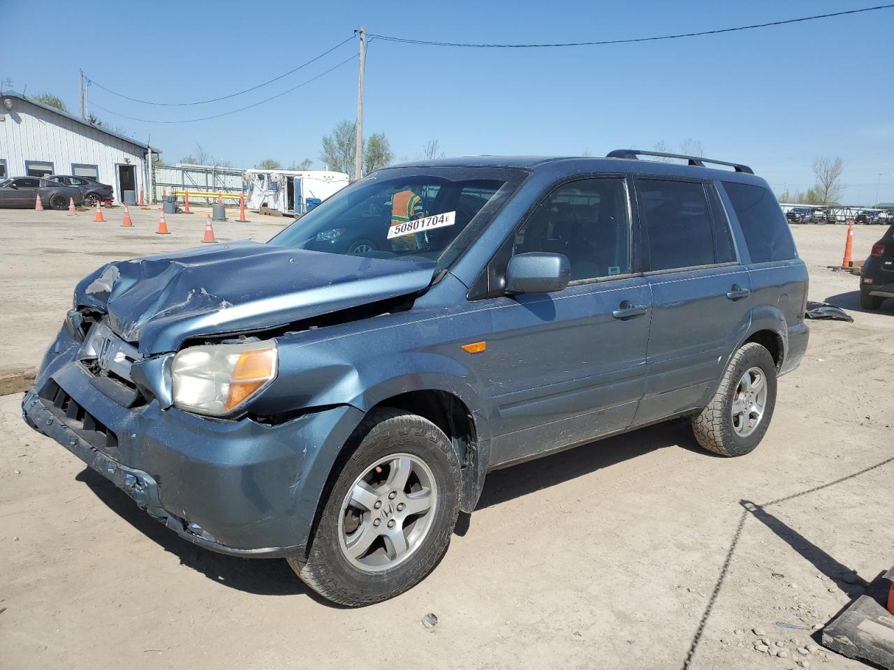 5FNYF28517B027555 2007 Honda Pilot Exl