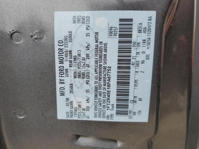 2008 Ford Ranger Super Cab VIN: 1FTZR45E18PA67752 Lot: 51570844