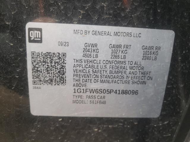 2023 Chevrolet Bolt Ev 1Lt VIN: 1G1FW6S05P4188096 Lot: 51960434