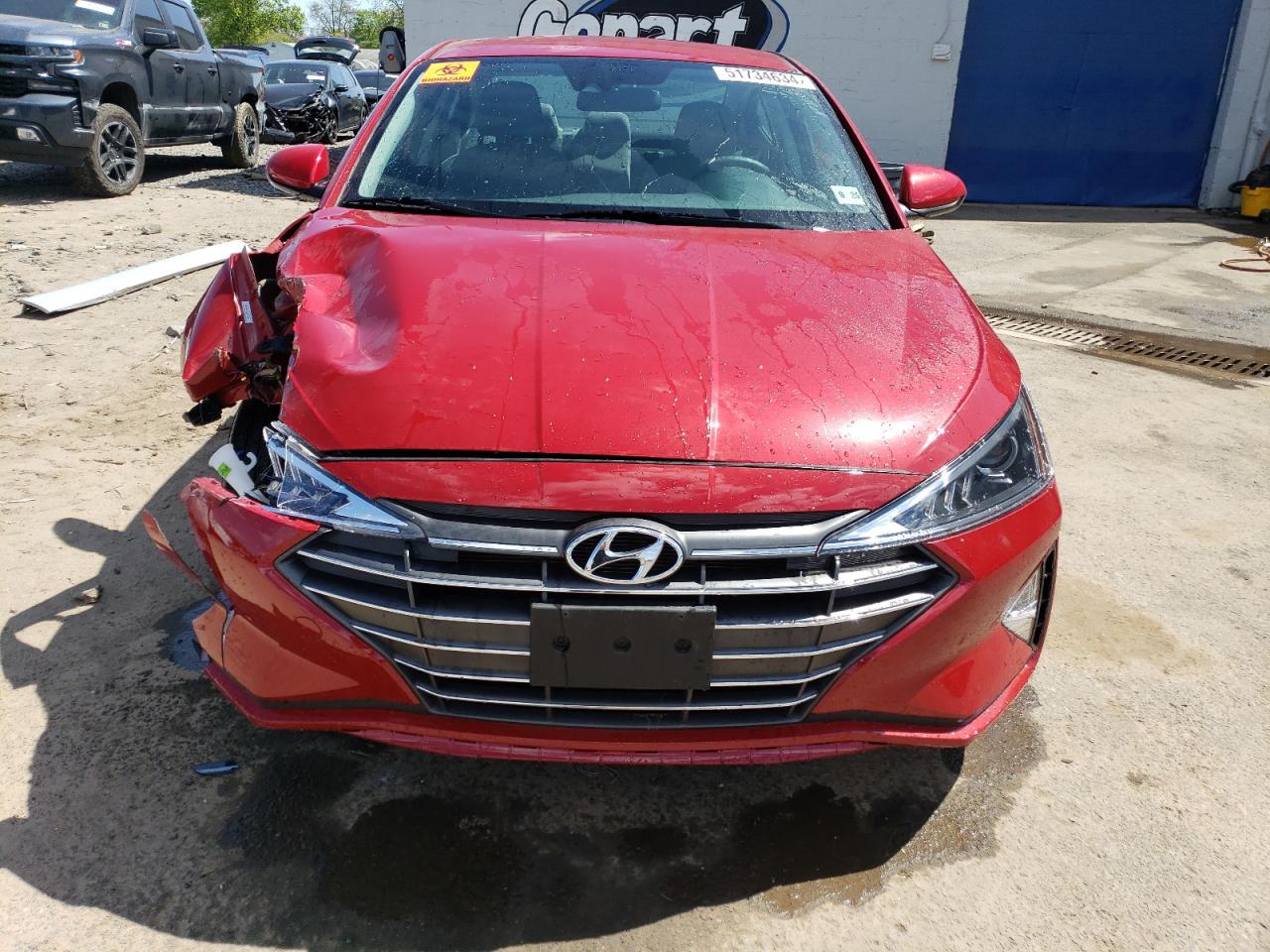 2020 Hyundai Elantra Sel vin: KMHD84LF1LU063537