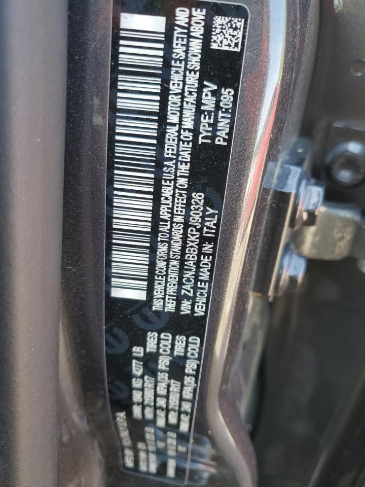 ZACNJABBXKPJ90326 2019 Jeep Renegade Latitude