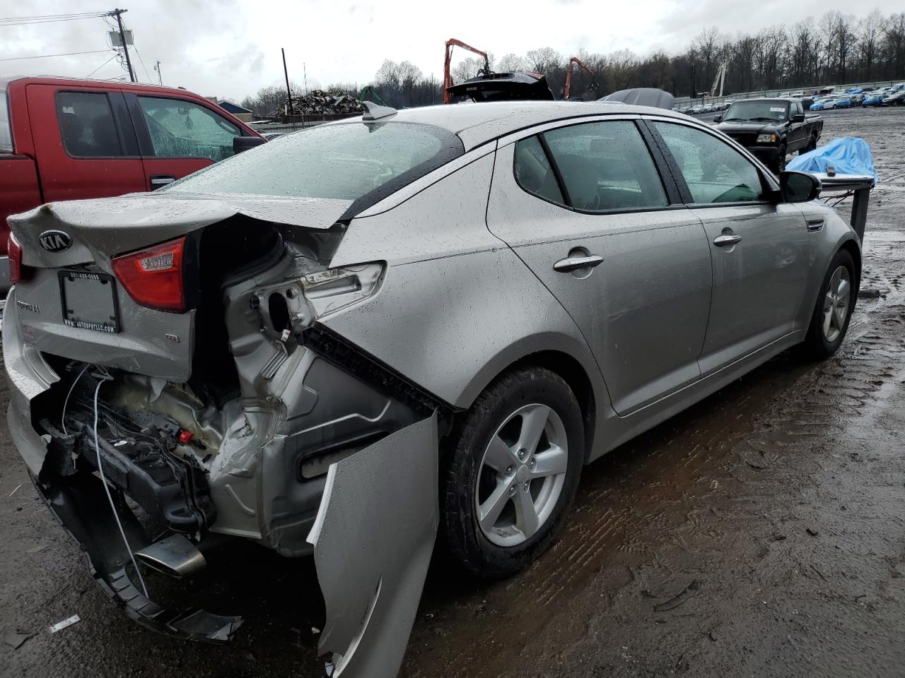 KNAGM4A76E5497858 2014 Kia Optima Lx