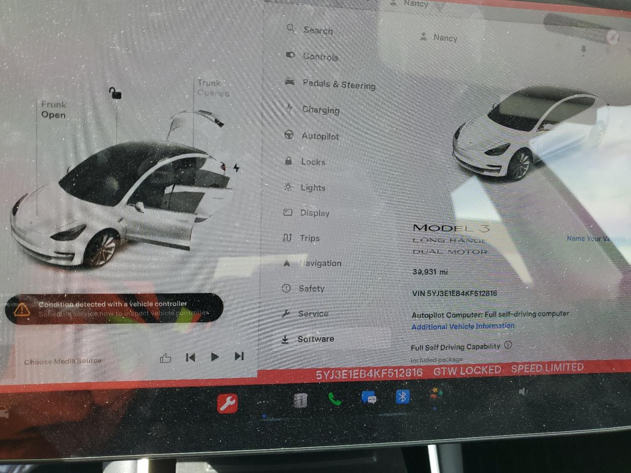 5YJ3E1EB4KF512816 2019 Tesla Model 3