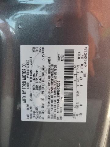 2005 Ford Ranger Super Cab VIN: 1FTYR14U25PB03236 Lot: 50605894