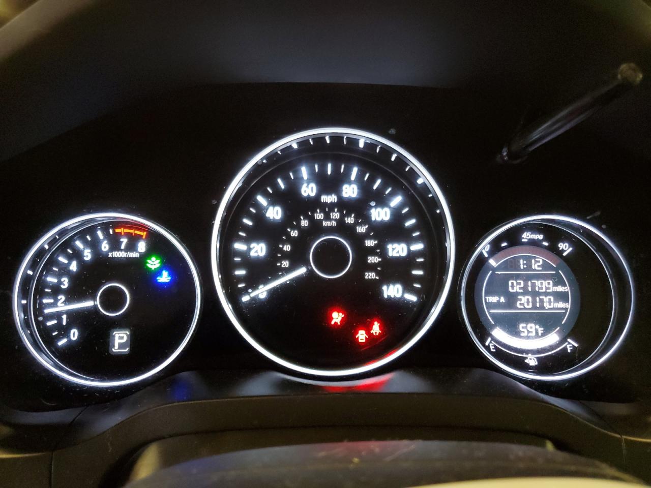 3CZRU6H39LM725623 2020 Honda Hr-V Lx