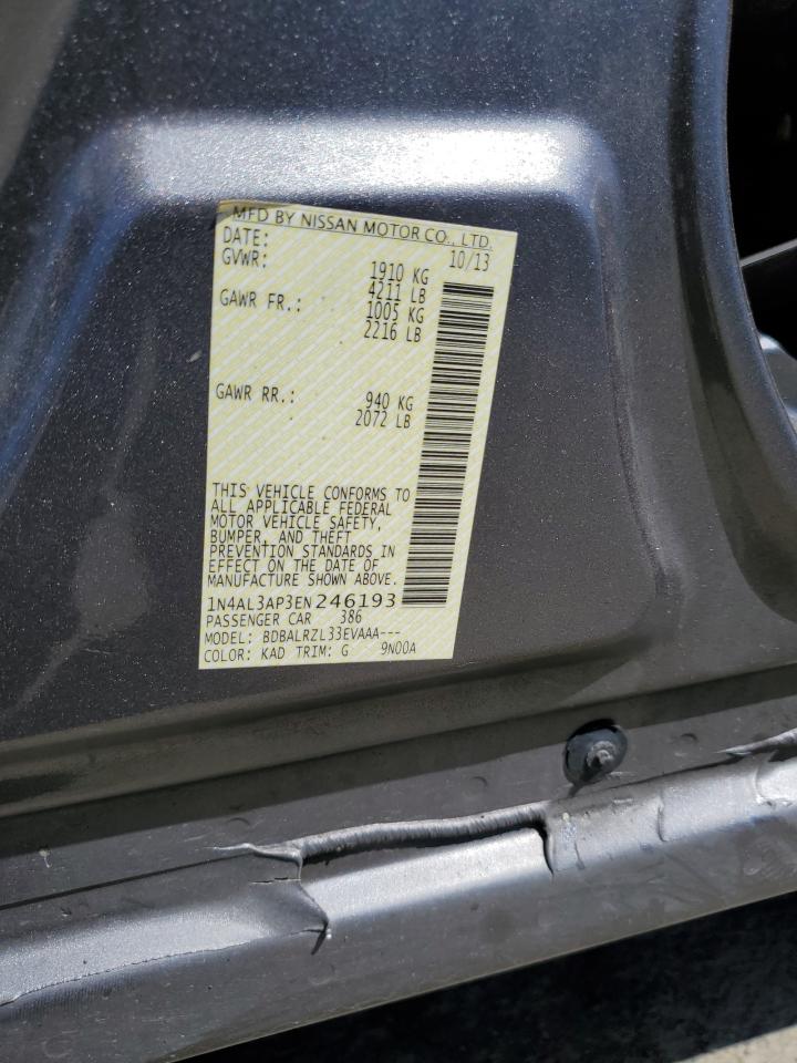 1N4AL3AP3EN246193 2014 Nissan Altima 2.5