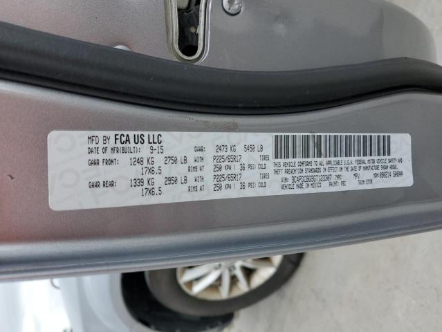 2016 Dodge Journey Sxt VIN: 3C4PDCBG9GT123307 Lot: 50999204