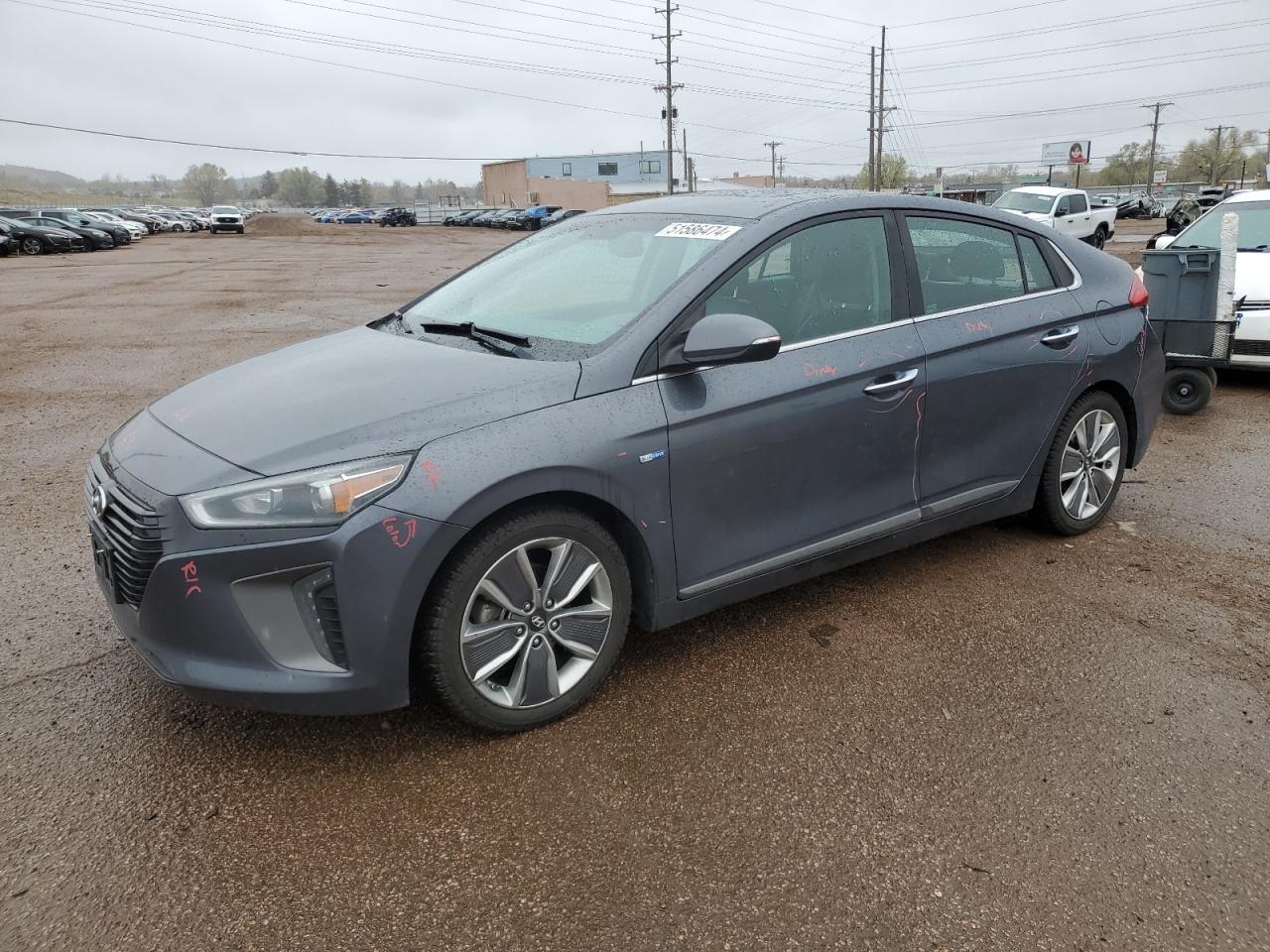 KMHC85LC2HU023689 2017 Hyundai Ioniq Limited