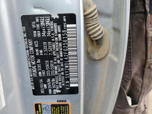 2015 Hyundai Santa Fe Sport VIN: 5XYZWDLA2FG256158 Lot: 51262684