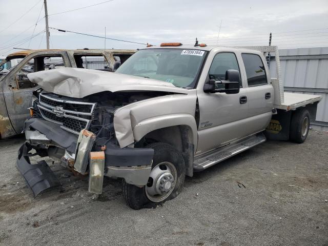Lot #2443467798 2007 CHEVROLET 3500 SILVE salvage car