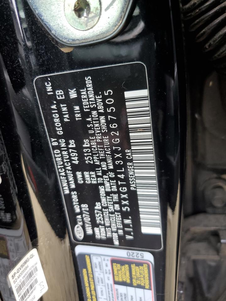 5XXGT4L3XJG267505 2018 Kia Optima Lx