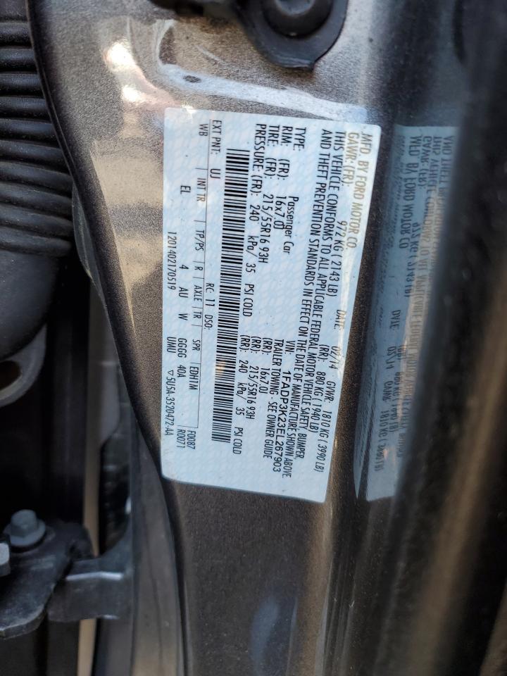 1FADP3K23EL267903 2014 Ford Focus Se