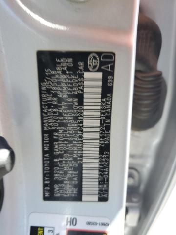 2015 Toyota Corolla L VIN: 2T1BURHE3FC418200 Lot: 50381604