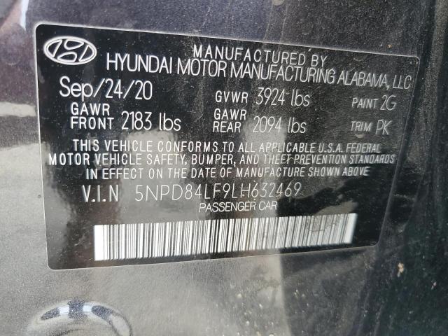 2020 Hyundai Elantra Sel VIN: 5NPD84LF9LH632469 Lot: 48562394