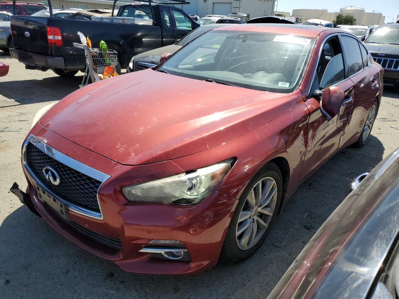 JN1BV7APXEM677638 2014 Infiniti Q50 Base