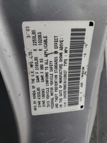 SHSRD78803U129627 2003 Honda Cr-V Ex