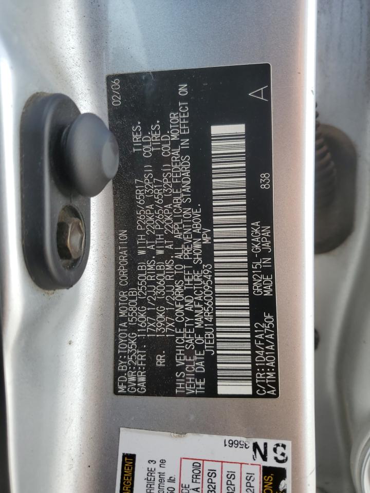 JTEBU14R560095493 2006 Toyota 4Runner Sr5