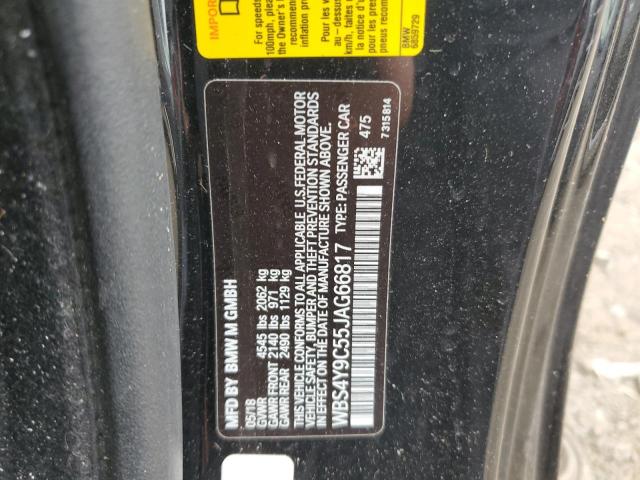 Lot #2505437048 2018 BMW M4 salvage car