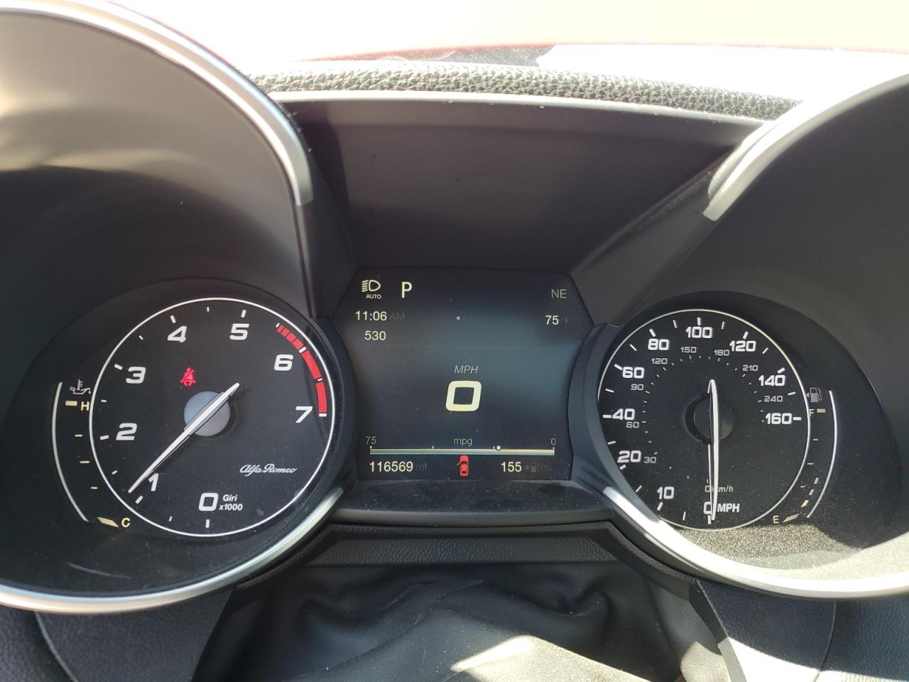 ZARFAECN8H7534741 2017 Alfa Romeo Giulia Ti