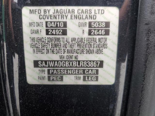 2011 Jaguar Xf Premium VIN: SAJWA0GBXBLR83867 Lot: 48978144