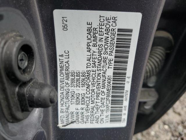 19XFC2F86ME004061 Honda Civic SPOR 12