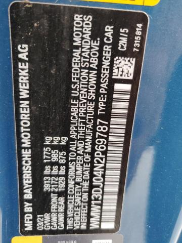 2022 MINI COOPER SE - WMW13DJ04N2P69787