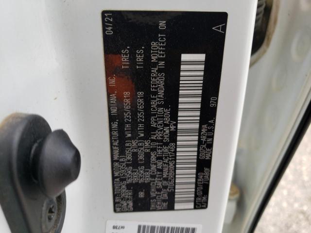 2021 Toyota Highlander Xle VIN: 5TDGZRBHXMS117468 Lot: 51139634